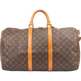 Louis Vuitton Canvas Monogram Keepall 50 Bandouliere