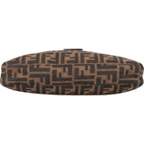 Fendi FF Monogram Baguette Buckle Shoulder Bag