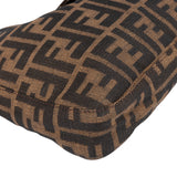 Fendi FF Monogram Baguette Buckle Shoulder Bag