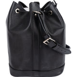 Louis Vuitton Noir Epi Leather NM Sac Noe Petit Shoulder Bag
