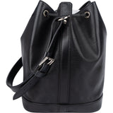 Louis Vuitton Noir Epi Leather NM Sac Noe Petit Shoulder Bag