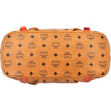 MCM Visetos Monogram Shopper Shoulder Bag