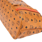 MCM Visetos Monogram Shopper Shoulder Bag