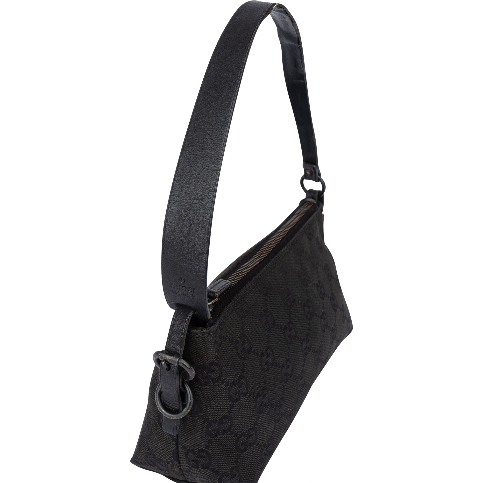 Gucci GG Monogram Mini Handbag - vintageandkickz