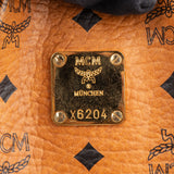 MCM Visetos Monogram Shopper Shoulder Bag