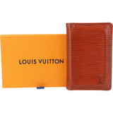 Louis Vuitton Cognac Epi Leather Cardholder