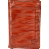 Louis Vuitton Cognac Epi Leather Cardholder