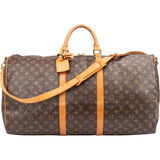 Louis Vuitton Canvas Monogram Keepall 60 Bandouliere