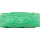 Balenciaga Classic Green Leather City Handbag