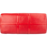 Louis Vuitton Rouge Epi Leather Keepall 45
