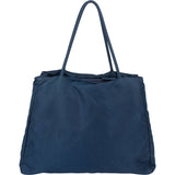 Prada Blue Nylon Triangle Handbag