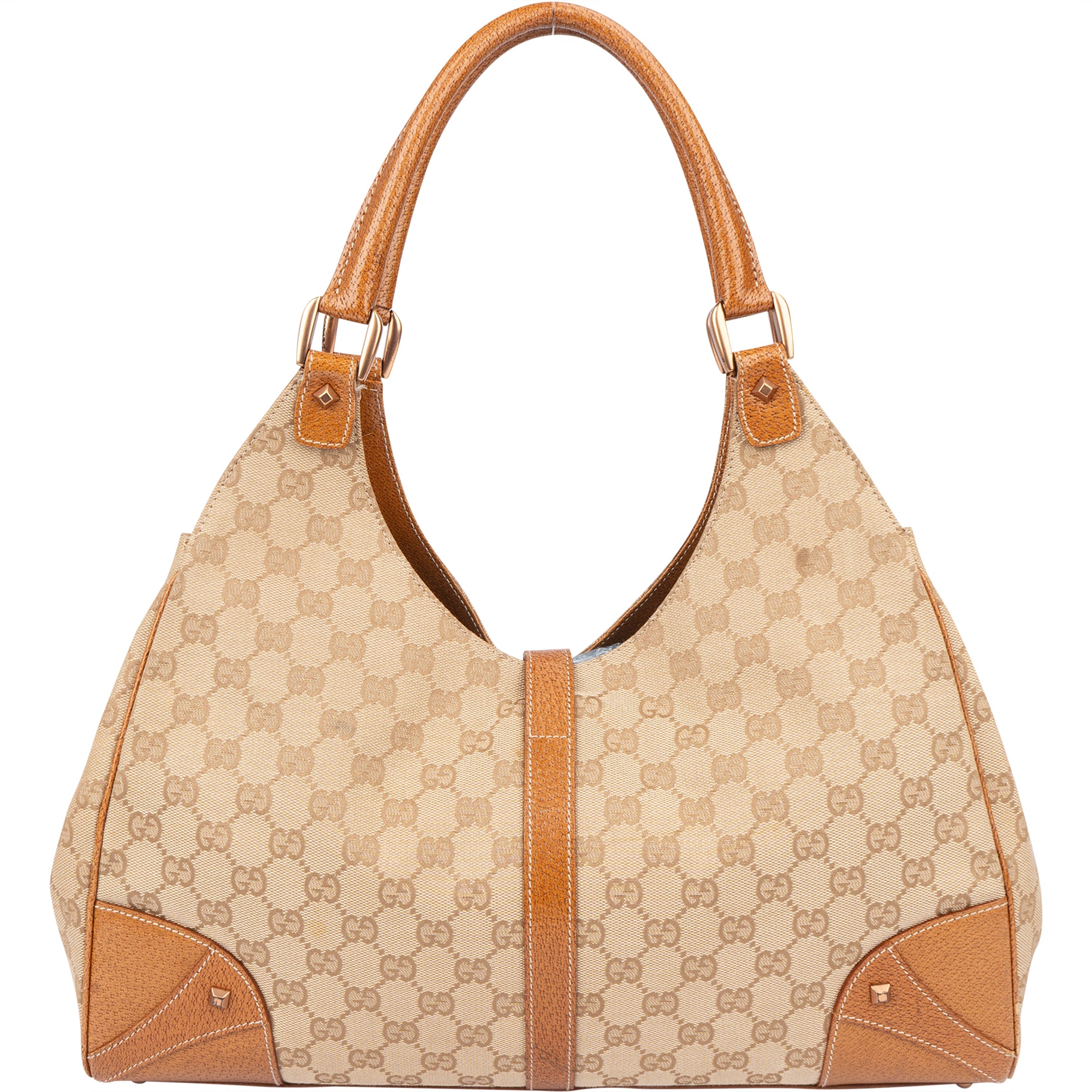 Gucci GG Monogram Jackie Handbag - vintageandkickz