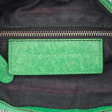 Balenciaga Classic Green Leather City Handbag