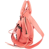 Balenciaga Pink Leather Mini City Handbag