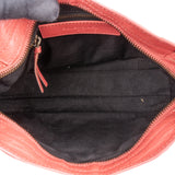 Balenciaga Pink Leather Mini City Handbag