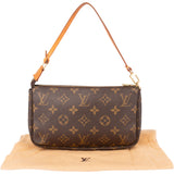 Louis Vuitton Canvas Monogram Pochette Accessoire Handbag