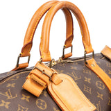 Louis Vuitton Canvas Monogram Keepall 55 Bandouliere