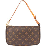Louis Vuitton Canvas Monogram Pochette Accessoire Handbag