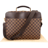 Louis Vuitton Damier Ebene Monogram Porte Ordinateur Business Handbag