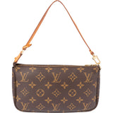 Louis Vuitton Canvas Monogram Pochette Accessoire Handbag