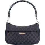 Gucci GG Monogram Bamboo Shoulder Bag