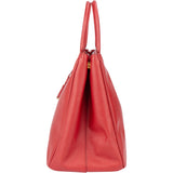 Prada Red Saffiano Leather Galleria Handbag