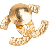 Chanel CC Emaille Mini Brooch Pin