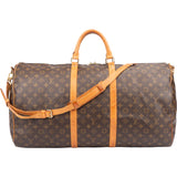 Louis Vuitton Canvas Monogram Keepall 60 Bandouliere