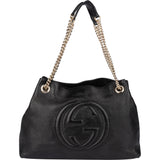 Gucci Exclusive Leather GG Soho Crossbody Bag