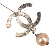 Chanel CC Pearl Brooch