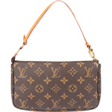 Louis Vuitton Canvas Monogram Pochette Accessoire Handbag