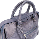 Balenciaga Classic Lilac Leather City Handbag