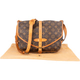 Louis Vuitton Canvas Monogram Saumur 30 Crossbody Bag