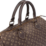 Louis Vuitton Mini Lin Monogram Speedy 30 Handbag
