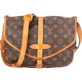 Louis Vuitton Canvas Monogram Saumur 30 Crossbody Bag