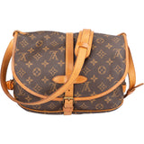 Louis Vuitton Canvas Monogram Saumur 30 Crossbody Bag