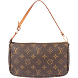 Louis Vuitton Canvas Monogram Pochette Accessoire Handbag