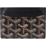 Goyard Noir Goyardine Monogram Cardholder