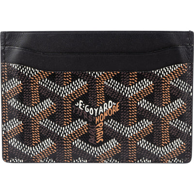 Goyard Noir Goyardine Monogram Cardholder