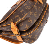 Louis Vuitton Canvas Monogram Saumur 30 Crossbody Bag