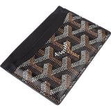 Goyard Noir Goyardine Monogram Cardholder