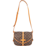 Louis Vuitton Canvas Monogram Saumur 30 Crossbody Bag