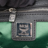 MCM Green Visetos Monogram Spikes 2 in 1 Backpack