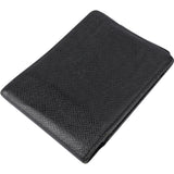 Louis Vuitton Black Taiga Leather Slender Wallet
