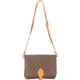 Louis Vuitton Canvas Monogram Cartouchiere GM Crossbody Bag