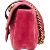 Gucci Velvet GG Marmont Crossbdoy Bag