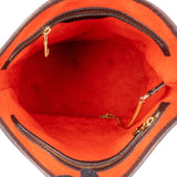 Louis Vuitton Canvas Monogram Damier Ebene Monogram Bucket PM Handbag