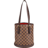 Louis Vuitton Damier Ebene Monogram Bucket PM Handbag