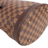 Louis Vuitton Damier Ebene Monogram Bucket PM Handbag