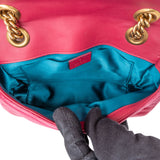 Gucci Velvet GG Marmont Crossbdoy Bag